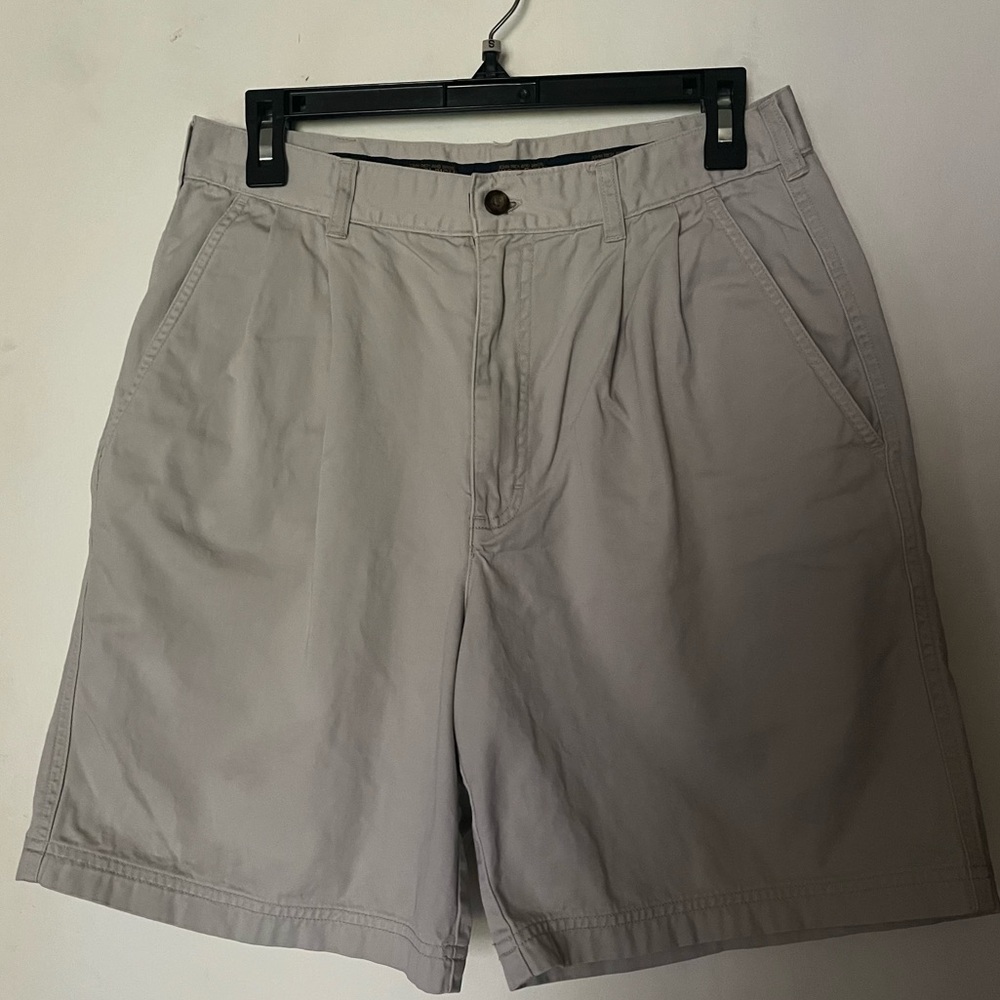 Woolrich Hiking Shorts Mens Size 31 Chino Khaki British Tan Beige Outdoor Cotton